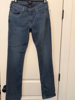 PAIGE Men’s Midnight Blue Straight Jeans